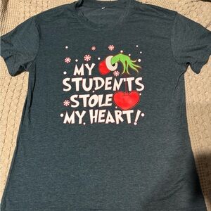 🎄LOWEST PRICE🎄Grinch “my students stole my heart” tee